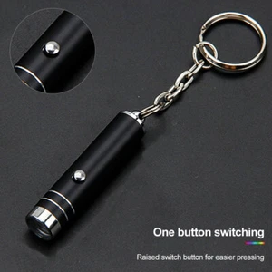 Mini antorcha de luz LED UV linterna de luz negra llavero falso lámpara detector - Imagen 1 de 15