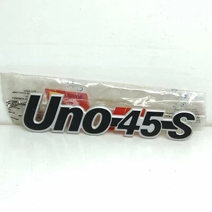 ADESIVO SIGLA MODELLO POSTERIORE FIAT UNO 45 S ORIGINALE 5974539 - Imagen 1 de 3