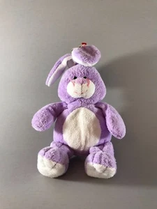 TY Pluffies rabbit, purple plush rabbit, Ty Twitches, baby gift, plush gift, NWT - Picture 1 of 9