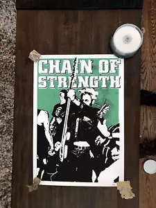 Kette der Stärke Siebdruck Poster Künstlerdruck AP3 Revelation 25 Sxe NYHC selten - Bild 1 von 2