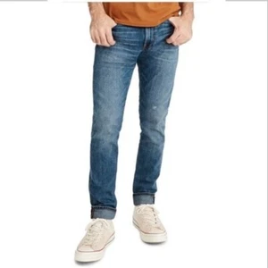 Madewell Jeans Slim Dritti Everyday Flex, Uomo Taglia 33 x 32, Nuovo con etichette - Foto 1 di 12