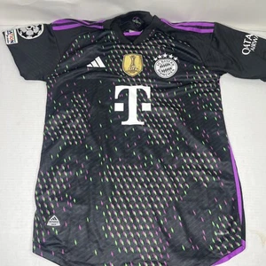 Adidas FC Bayern Munich 2023 Football/Soccer Jersey Black Small Slim #8 Dany - Picture 1 of 16