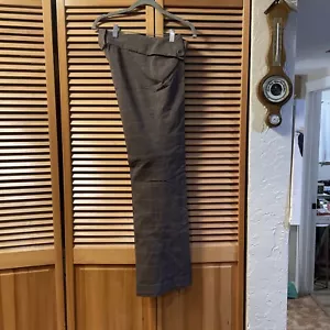 Chado Brown Plaid Tweed Dress Pants Size 9 - Picture 1 of 7