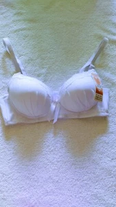 34b white , sexy women bra,nylon - Picture 1 of 10
