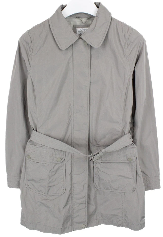 Geox Respira Performance Grid Jacket Women EU 38 Light With Belt Polo Shirt - image 1 of 4