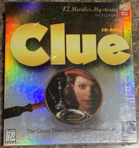 Vintage PC Game Clue (3 CD-ROM) Hasbro (Win3.1 & Win 95) - Picture 1 of 6
