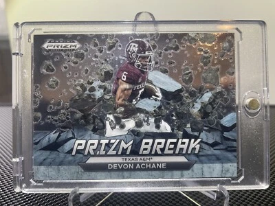 DEVON DE'VON ACHANE 2023 Prizm Break #PB-12 Rookie RC Insert Dolphins Texas A&M - Image 1 of 2