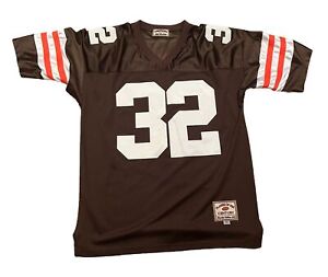 2004 PLAYERS OF THE CENTURY JEFF HAMILTON SEWN JIM BROWN CLEVELAND JERSEY XL 52
