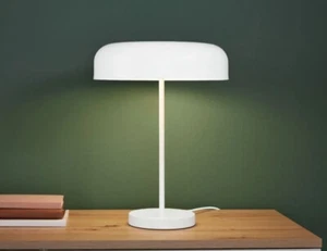 LIVARNO home Tischleuchte Tischlampe Bürolampe Lampe mattweiß 2-flammig - Imagen 1 de 6