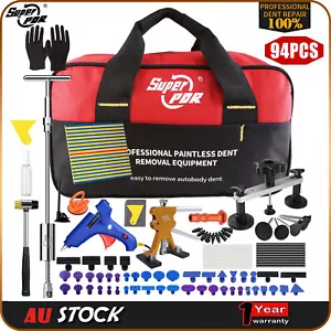 94PCS PDR Car Paintless Dent Puller Lifter Hail Removal Line Board Repair Kit - Picture 1 of 18