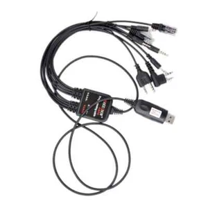 Universal USB Programming Cable 8 in 1 for MOTOROLA KENWOOD YAESU Icom HYT TYT - Picture 1 of 14