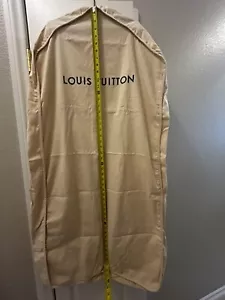 Louis Vuitton Garment Case Bag Suite Clothes Cover White 46”x22” Unused - Picture 1 of 5