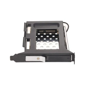 2.5 inch SATA HDD/SSD Hot Swap Mobile Rack Enclosure With Lock for PCI Mounting - Picture 1 of 10
