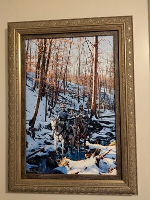 "Winter Shadows of 1862" John Paul Strain Giclee A/P Studio Lienzo - 1862 Foto 1 de 3