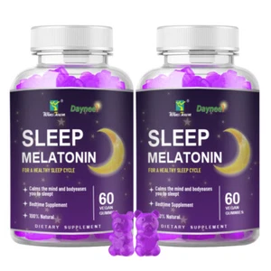 Natural Sleeping Gummies 60 Capsules/bottle - Picture 1 of 13