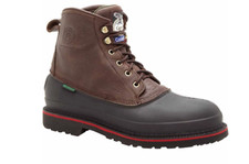 GEORGIA BOOT MUDDOG WATERPROOF STEEL TOE 6 INCH WORK  BOOTS SIZE 11.5 MENS NEW