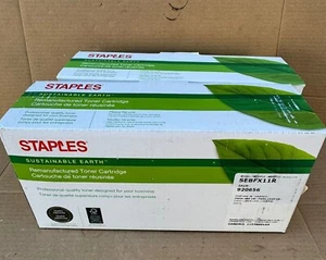 Lot of 2 Reman. Staples Cartridge Toner SEBFX11R (Replacm. Canon 1153B001AA) - Picture 1 of 4
