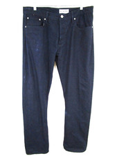 Gustin California Straight Mens Dark Wash Selvedge Raw Denim Jeans Men Sz 38x33