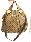 Gucci Hysteria Crystal Canvas and Leather Hobo Bag