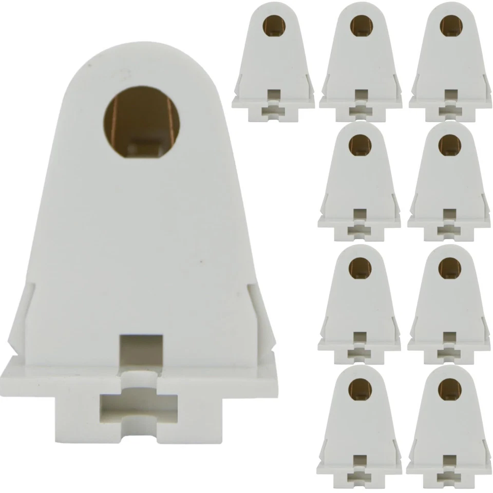 10Pack E825 T12 Fluorescent Socket to LED Tube Light, Linear Lamp Socket - Image 1 of 2
