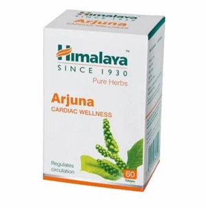 Arjuna 60 Tablets Himalaya- Regulates Blood Circulation Cardiac Wellness - Picture 1 of 2