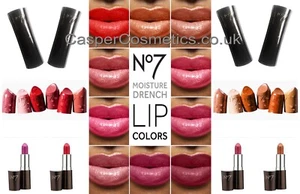 No7 Feuchtigkeit Getränken Lippenstift volle Größe ORIGINAL Version VERSIEGELT Wählen Sie Ihren Farbton - Bild 1 von 1