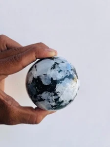 Große auffällige Regenbogen Mondstein Kristallkugel Handarbeit Kristall Home Office Dekor - Bild 1 von 7