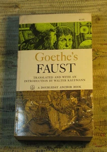 GOETHE'S FAUST by Walter Kaufmann 1963 Bilingual First Anchor Pocket Paperback - Picture 1 of 11