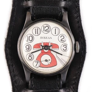RARE Pobeda 2602 15 Jewels Vintage Soviet Mechanical Wristwatch USSR - Picture 1 of 13
