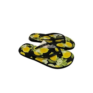 New Shade & Shore Lemons Flip Flops Women's Size 7 - Picture 1 of 5
