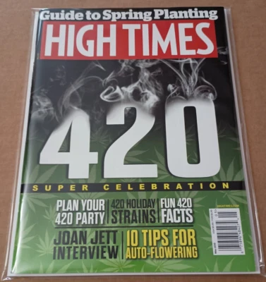 420 Magazine JOAN JETT High Times May 2015 No label Marijuanna growing tips - Image 1 of 4