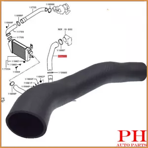 Turbo Intercooler Hose Pipe 1505A850 For Mitsubishi L200 Triton Montero Sport - Picture 1 of 6