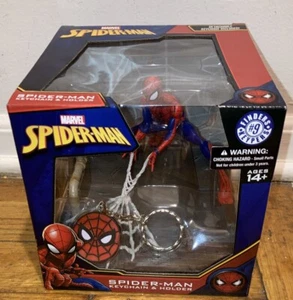 Original Stan Lee Exclusive Box Spider Man Figure Keychain Holder Box Alter ego - Picture 1 of 7