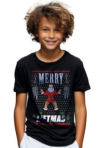 Merry Liftmas T-Shirt - Funny Christmas Gains! Unisex Printed Design, Perfect fo - Picture 1 of 29