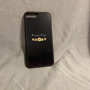 Adelaine Morin Beep Bop Sunflower Black For Apple iPhone 6/7/8 Plus Case Cover - Picture 1 of 3