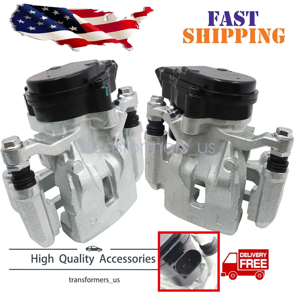 Rear 2pcs Disc Brake Caliper For Mazda CX-5 2016-2021 L4 2.5/2.0L With Motor - Image 1 of 4