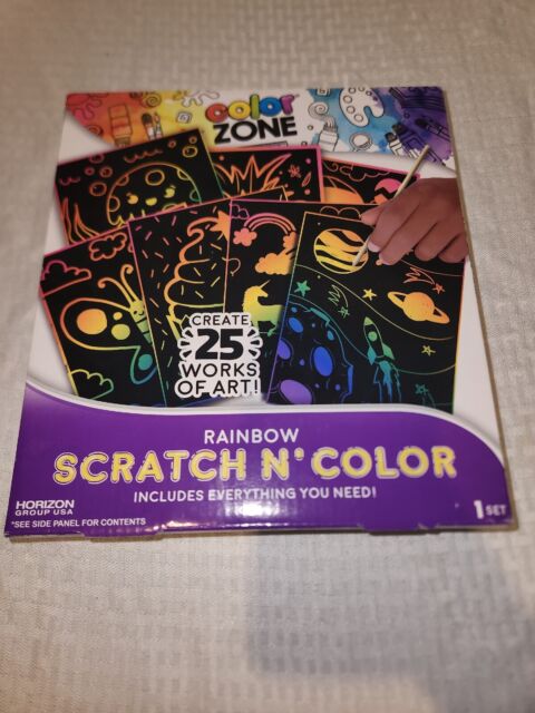 Color Zone® Rainbow Scratch N' Color