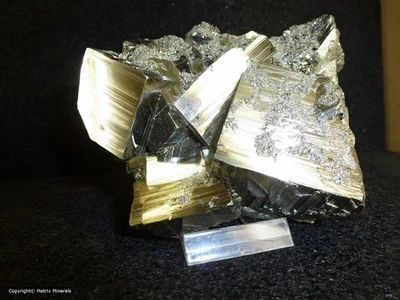 Pyrit Würfel, Huanzala Mine Ancash Peru # 12 - Bild 1 von 4