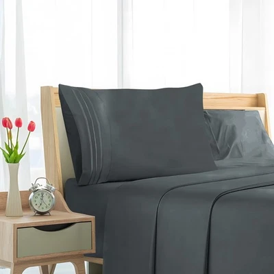  JUEGO DE SÁBANAS DE MICROFIBRA DIVINE 4 PIEZAS TAMAÑO QUEEN Foto 1 de 4