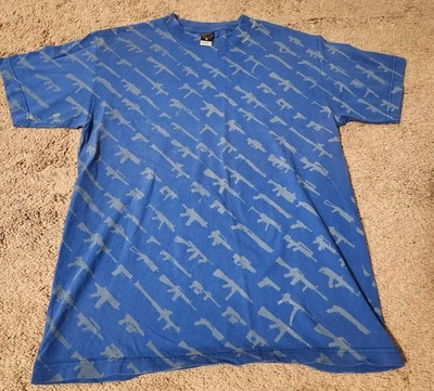 CAMISETA DE SKATE ESTAMPADO AZUL ROGUE STATUS Y2K TALLA M ROB & BIG (28) Foto 1 de 4