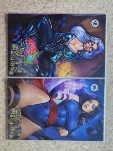 2 Lot - Duty Calls Girls 2 / Black Cat & Psylocke - Picture 1 of 1