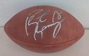 Peyton Manning Signed Wilson Football Autograph Jsa Cert - Picture 1 of 5