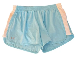 Under Armour gefütterte Damen Shorts Größe M Polyester/Elasthan türkis/weiß - Bild 1 von 13