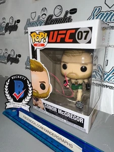 CONOR MCGREGOR UFC MMA NOTORIOUS FIRMADO AUTOGRAFIADO 07 FUNKO POP-BECKETT BAS CERTIFICADO DE AUTENTICIDAD - Imagen 1 de 8