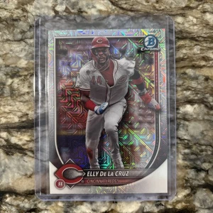 2025 Bowman Chrome Mega Box ELLY DE LA CRUZ Mojo Refractor Card #89 Reds - Picture 1 of 2