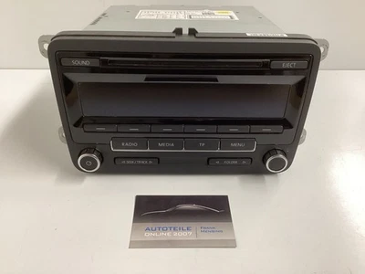 VW Golf 6 Plus Autoradio Radio CD Player Audio -ohne Code 5M0035186J  7640212360 - Bild 1 von 4