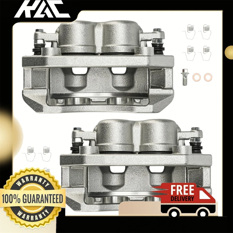 Pinza de freno delantera para Dodge Dakota 2005-2008 y Dodge Ram 1500 2007-2008 2 piezas Foto 1 de 4