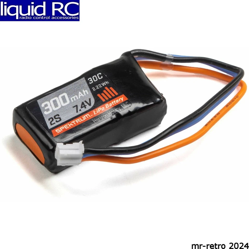 Spektrum X3002S30 300mAh 2S 7.4V 30C LiPo Battery; PH Connector - Image 1 of 1