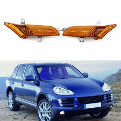 1 Pair Front Right & Left Side Marker Light For Porsche Cayenne 2008-2010 2009 Foto 1 de 4
