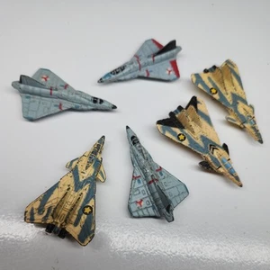 Vintage Lot von 6 Druckguss Militär Jäger Bomber Jets - Bild 1 von 1